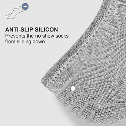 Mesh No Show Socks(3 Pairs) - image 5