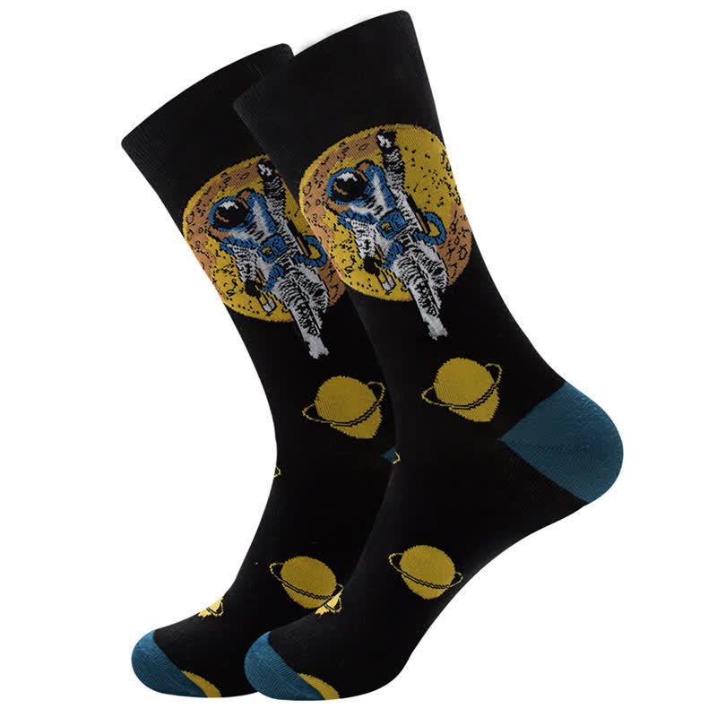 Halloween Holiday Cotton Fashion Crew Socks(5 Pairs) - image 4