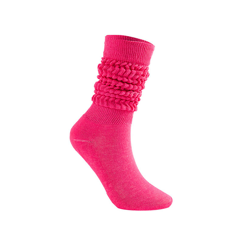 Multicolor Spiral Winter Slouch Socks(2 Pairs) - Rose - EU36-42(US3-8.5) - image 5