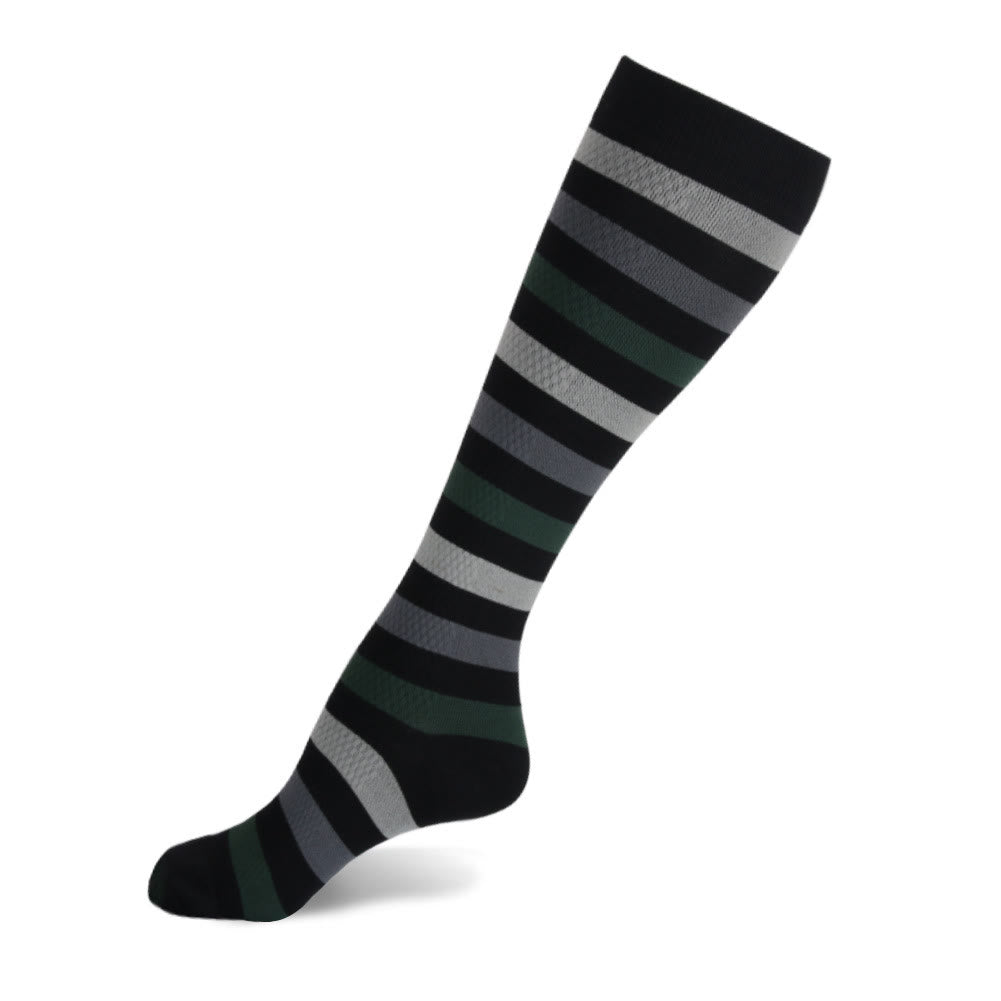 Striped Series Casual Compression Socks(6 Pairs) - image 14