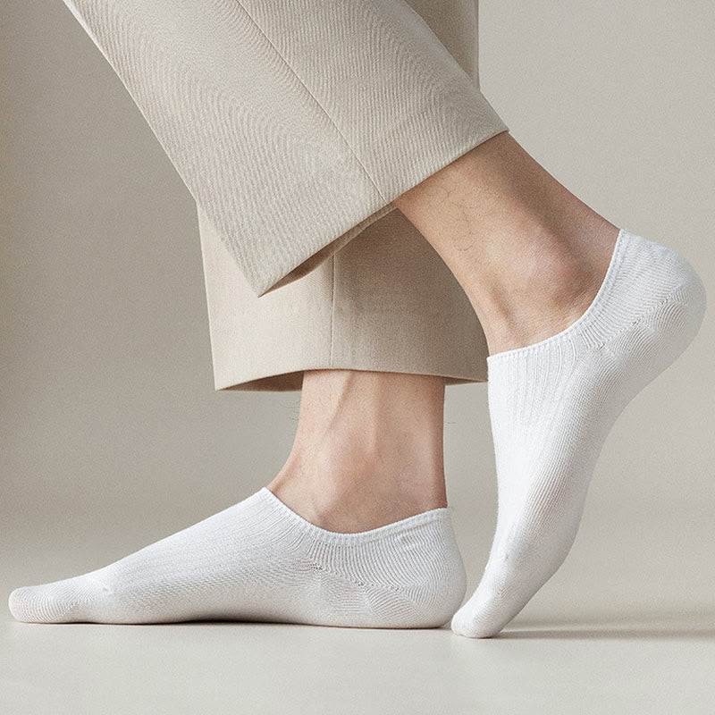 Deodorant No Show Socks(5 Pairs) - White - EU39-46(US5-12) - image 6