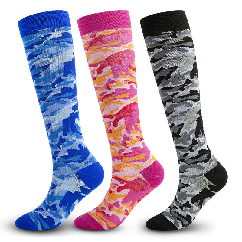 Camouflage Compression Socks(3 Pairs) - image 0