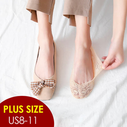 Lace Shallow No Show Socks(6 Pairs) - image 0