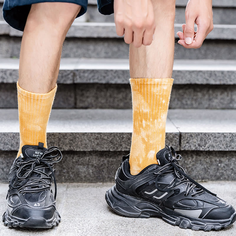 Tie-dye Crew Socks(5 Pairs) - image 2