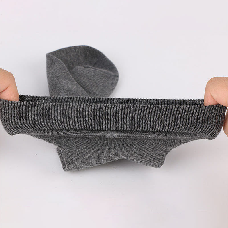 Solid Soft Quarter Socks(5 Pairs) - image 1