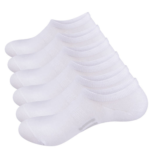 Anti-sweat Sport Ankle Socks(3 Pairs) - White - EU45-47(US11-13) - image 0