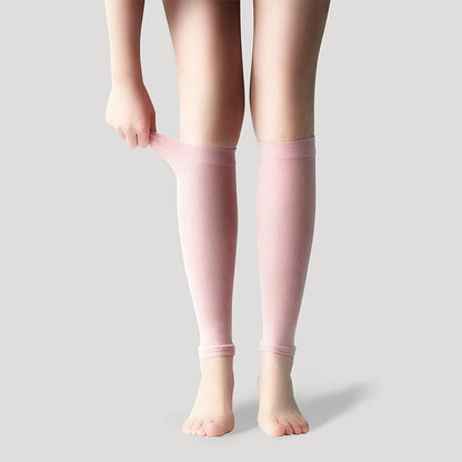 Ice Silk Footless Cool Compression Sleeve Socks Unisex - Pink - XL - image 31