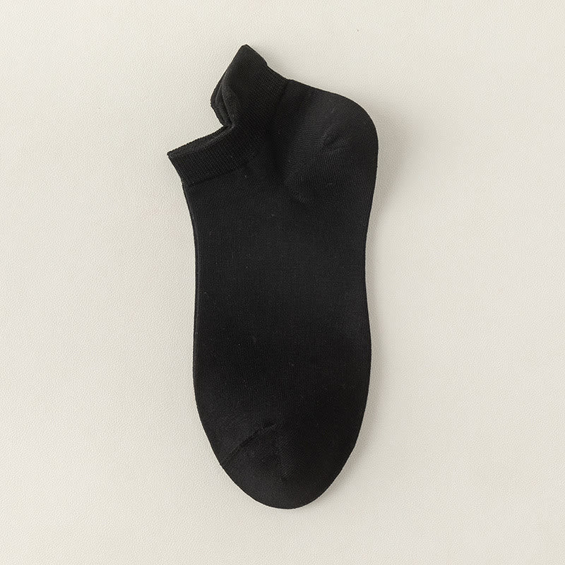 Lift Ears Ankle Socks(5 Pairs) - Black - EU39-46(US5-12) - image 17