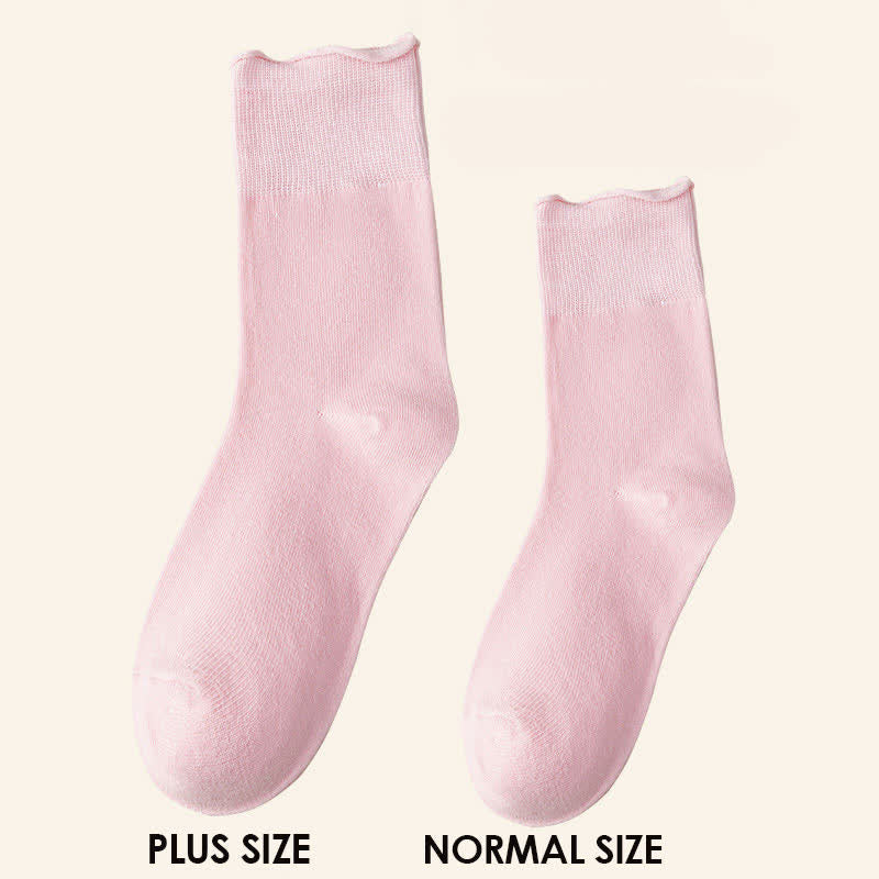Elastic Solid Quarter Socks(6 Pairs) - image 12