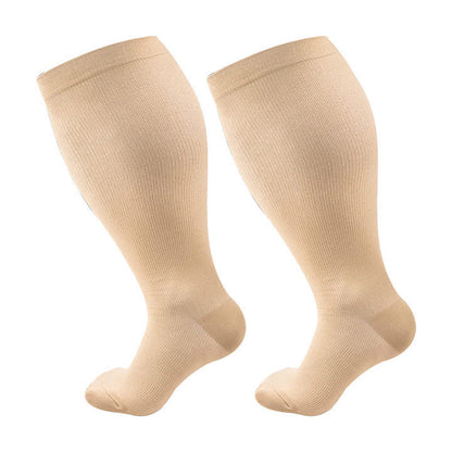 Skin Heart Dot Plus Size Compression Socks 2XL-7XL(3 Pairs) - image 13