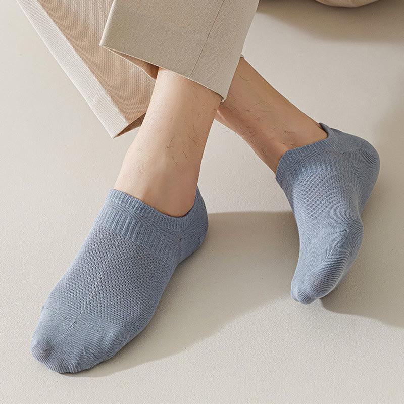 Mesh Cotton No Show Socks(5 Pairs) - image 8