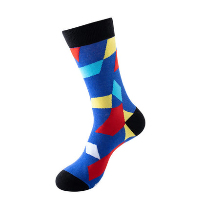 Abstract Graphics Crew Socks(5 Pairs) - image 4