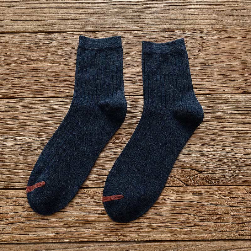 Pure Color Liner Cotton Socks(6 Pairs) - image 7