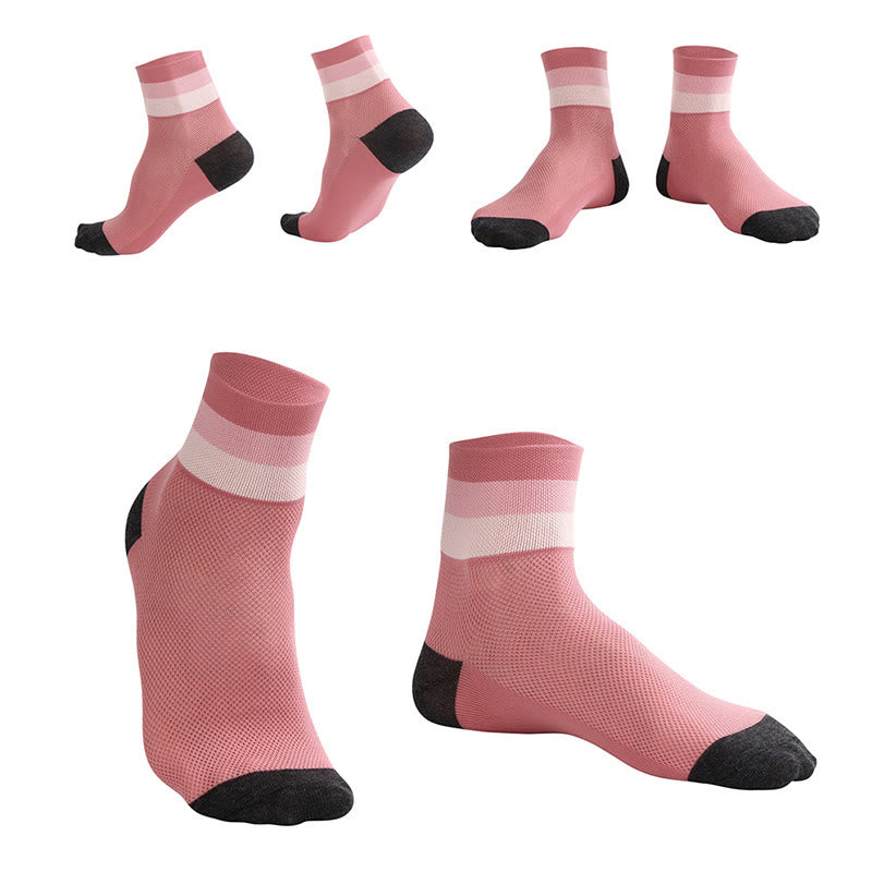Candy Color Breathable Quarter Socks - image 4