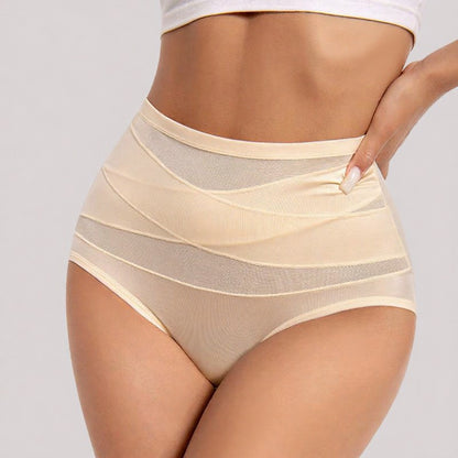 High Waist Sculpting Mesh Panty - image 6