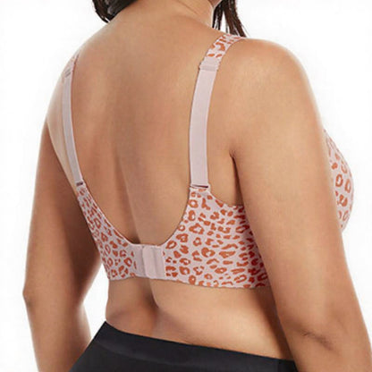 Polka Dot Leopard Print Wireless Bra - image 4