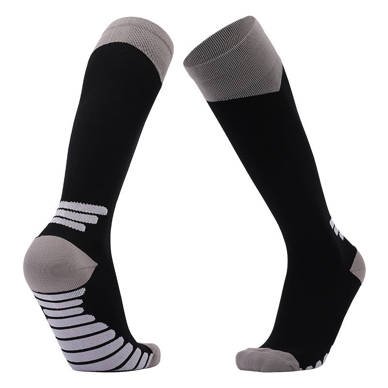 Sport Knee High Compression Socks(2 Pairs) - Dark Grey - L/XL - image 6