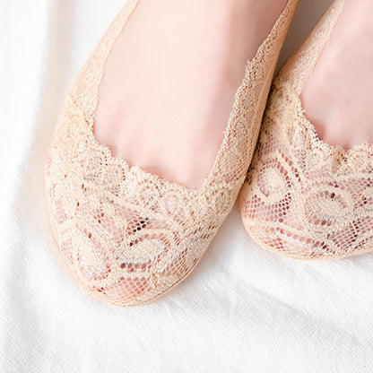Lace Shallow No Show Socks(6 Pairs) - image 10