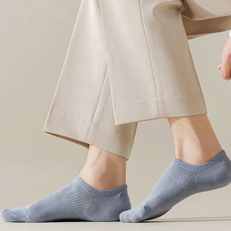 Mesh Cotton No Show Socks(5 Pairs) - image 10