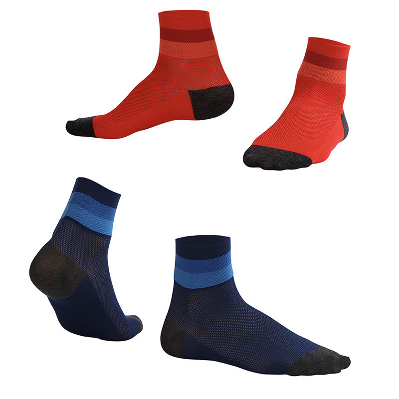 Candy Color Breathable Quarter Socks - image 3