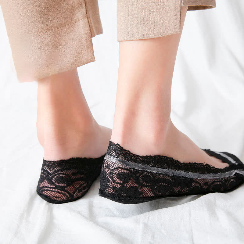 Lace Shallow No Show Socks(6 Pairs) - image 4