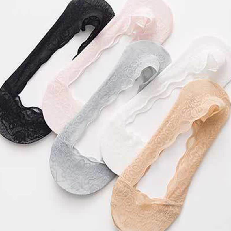 Lace No Show Socks(5 Pairs) - image 8