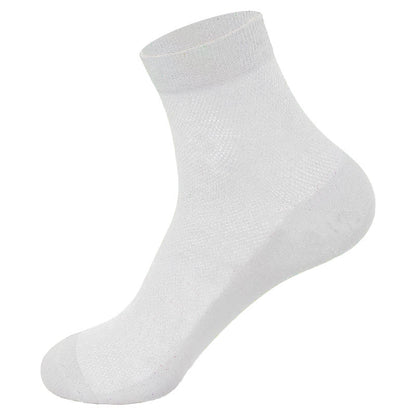 Mesh Quarter Socks(10 Pairs) - White - EU44-50(US10-15) - image 8