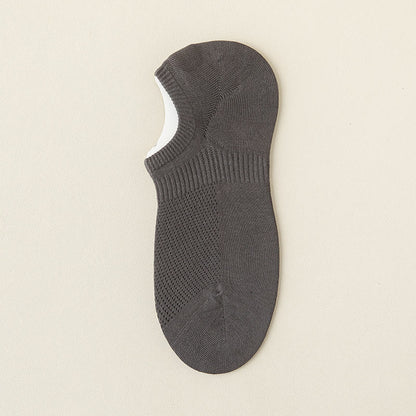 Mesh Cotton No Show Socks(5 Pairs) - image 16