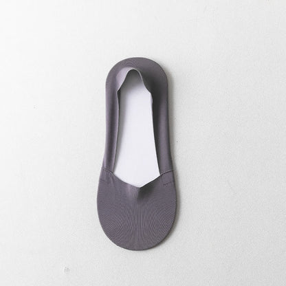 Unisex Deep Mouth Boat Socks(5 Pairs) - Dark Grey - EU35-38(US5-7) - image 21