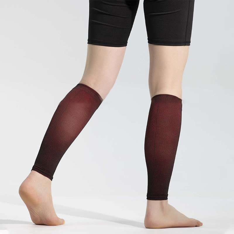 Ice Silk Footless Cool Compression Sleeve Socks Unisex - image 11