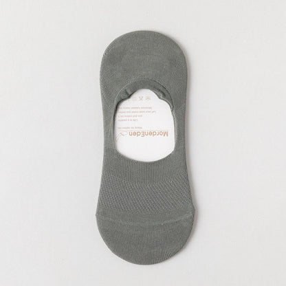 Mesh Elasticity No Show Socks(5 Pairs) - Army Green - EU39-46(US5-12) - image 16