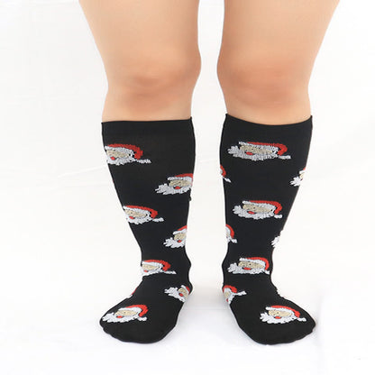 Christmas Sports Knee High Compression Socks(6 Pairs) - image 1