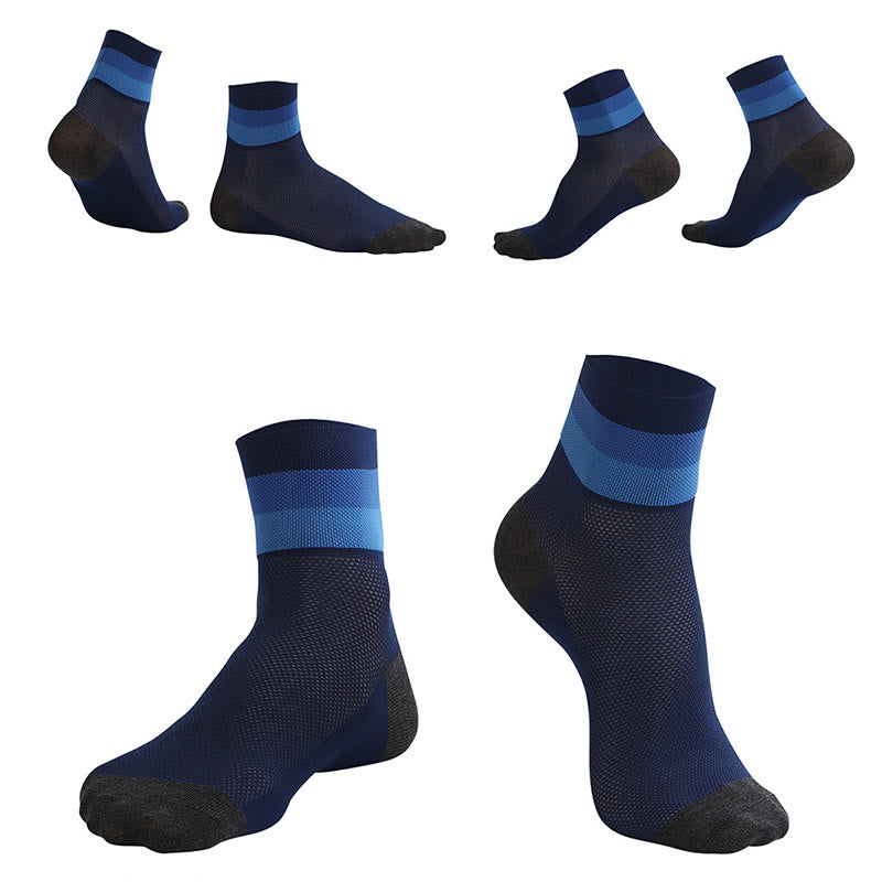Candy Color Breathable Quarter Socks - image 10