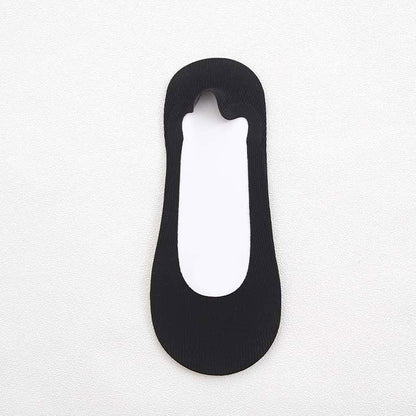 Non-Slip No Show Socks(7 Pairs) - Black - EU40-44(US8.5-12) - image 14