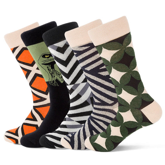 Dinosaur Crew Socks(5 Pairs) - image 0