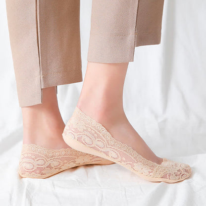 Lace Shallow No Show Socks(6 Pairs) - image 8