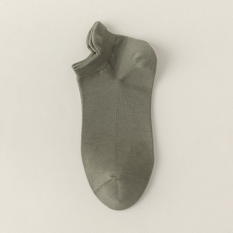 Lift Ears Ankle Socks(5 Pairs) - Army Green - EU39-46(US5-12) - image 19