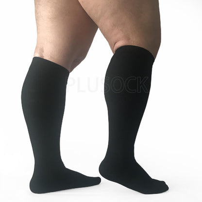 Black Plus Size Compression Socks 2XL-7XL(15-20mmHg) - image 4