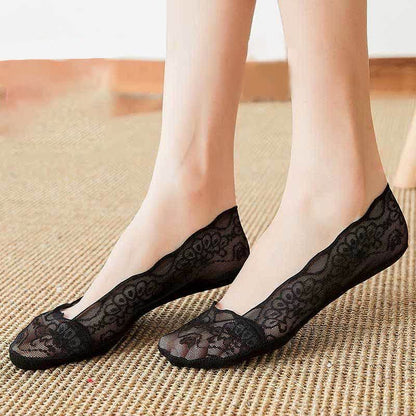 Lace No Show Socks(5 Pairs) - image 1