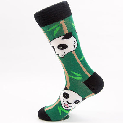 Cute Panda Crew Socks(5 Pairs) - image 2