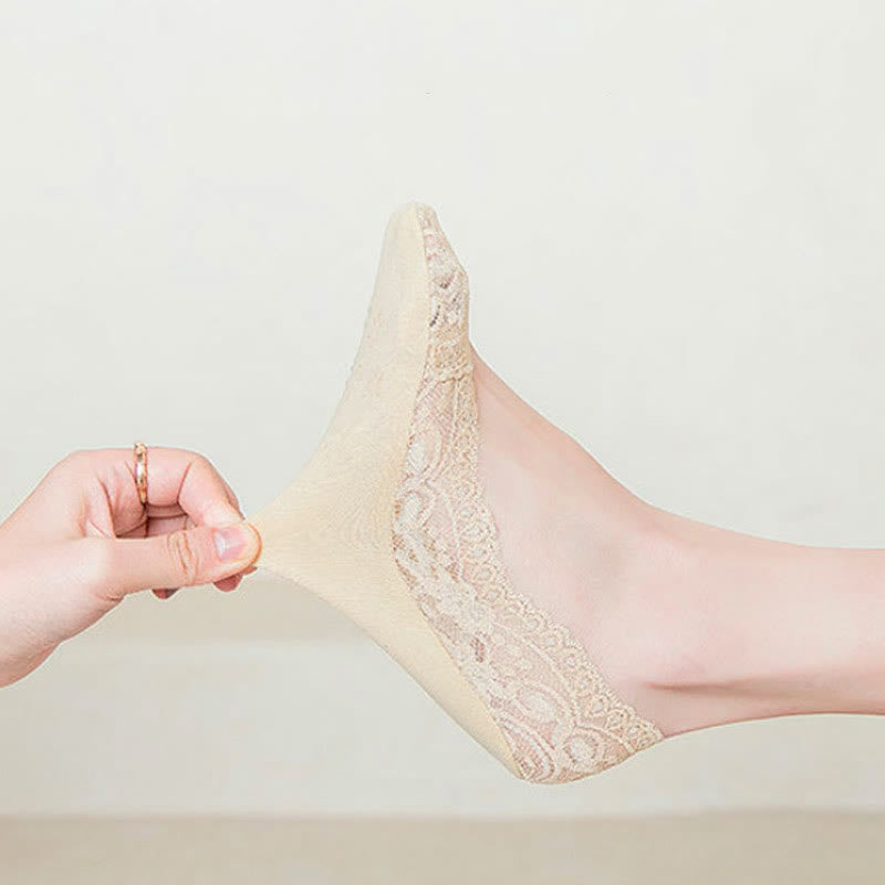 Lace Shallow No Show Socks(6 Pairs) - image 9