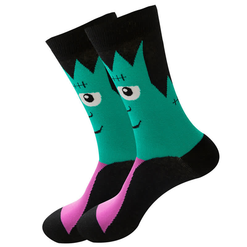 Halloween Holiday Cotton Fashion Crew Socks(5 Pairs) - image 1