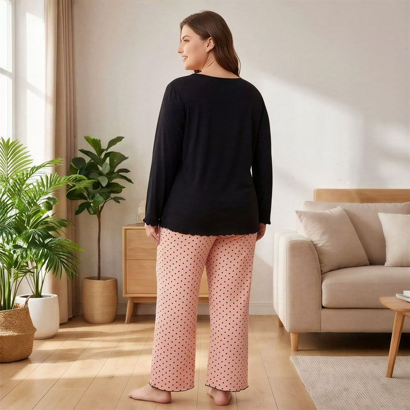 Be Real Polka Dot Pajama Set - image 2