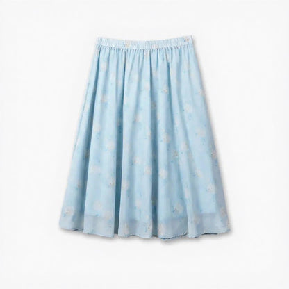 Floral Lace Trim Three Piece Skirt Set - image 3