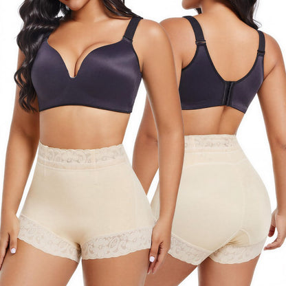 High Waist Lace Comfort Briefs - Nude - 3XL - image 3