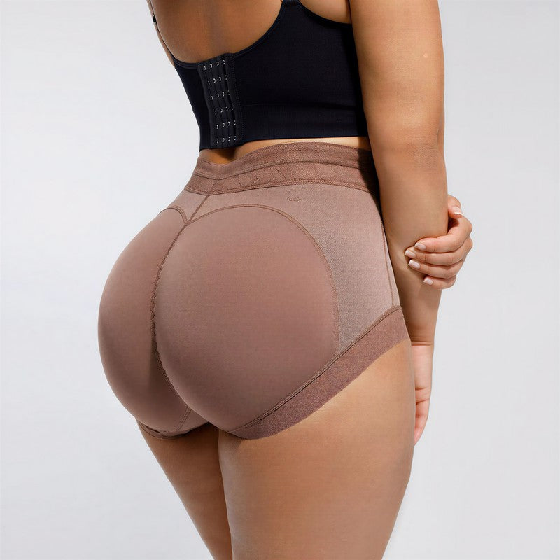 High Waist Lace Comfort Briefs - Purple - 3XL - image 4