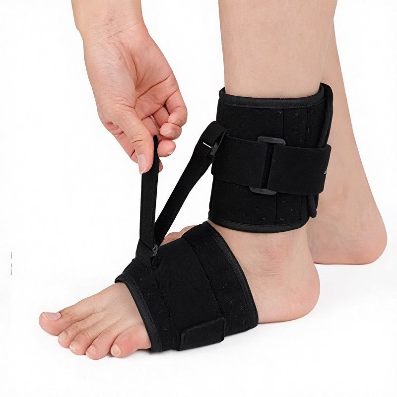 Breathable Wraparound Foot Drop Brace - Black - One Size - image 0